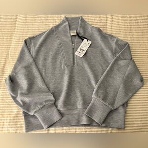NWT- Varley Davidson sweatshirt - Blue Marl